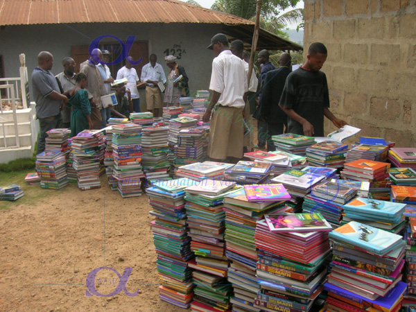 Kenema book distribution sorting